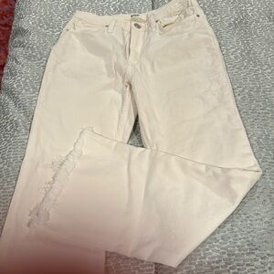 Hudson Barbara Bootcut White Jeans Size 25